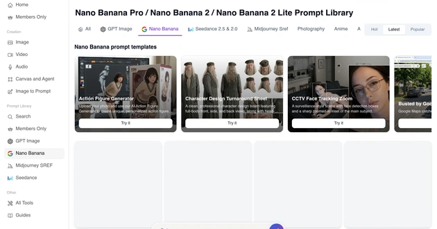 Nano Banana Pro / Nano Banana 2 Prompt Library