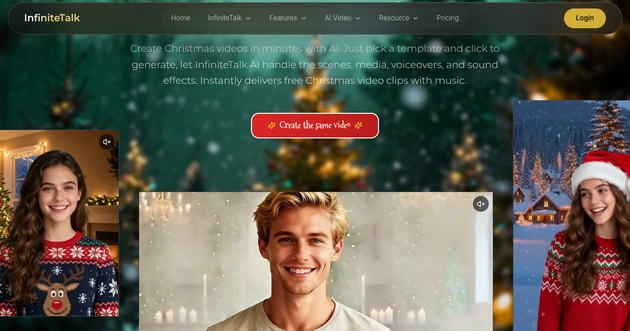 Merry Christmas AI Video Maker